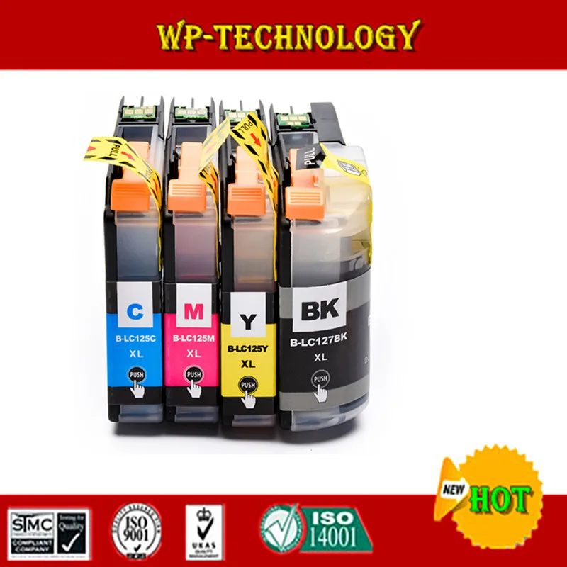 

Чернильные картриджи для принтера Brother LC127 LC125 LC127XL для MFC-J4410DW J4510DW J4610DW J4710DW J6520DW J6920DW DCP-J4110DW
