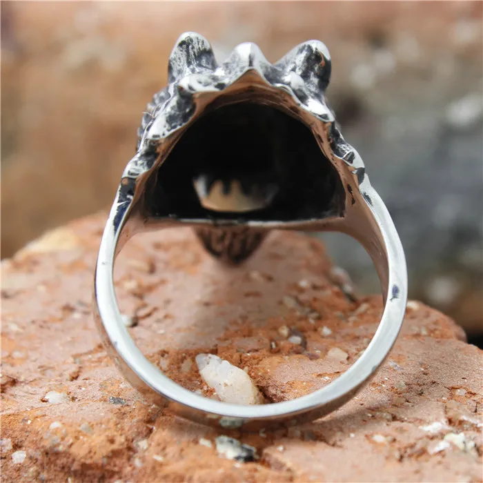 1 шт. мужские кольца из нержавеющей стали 316L|sliver ring|ring ringbiker ring |