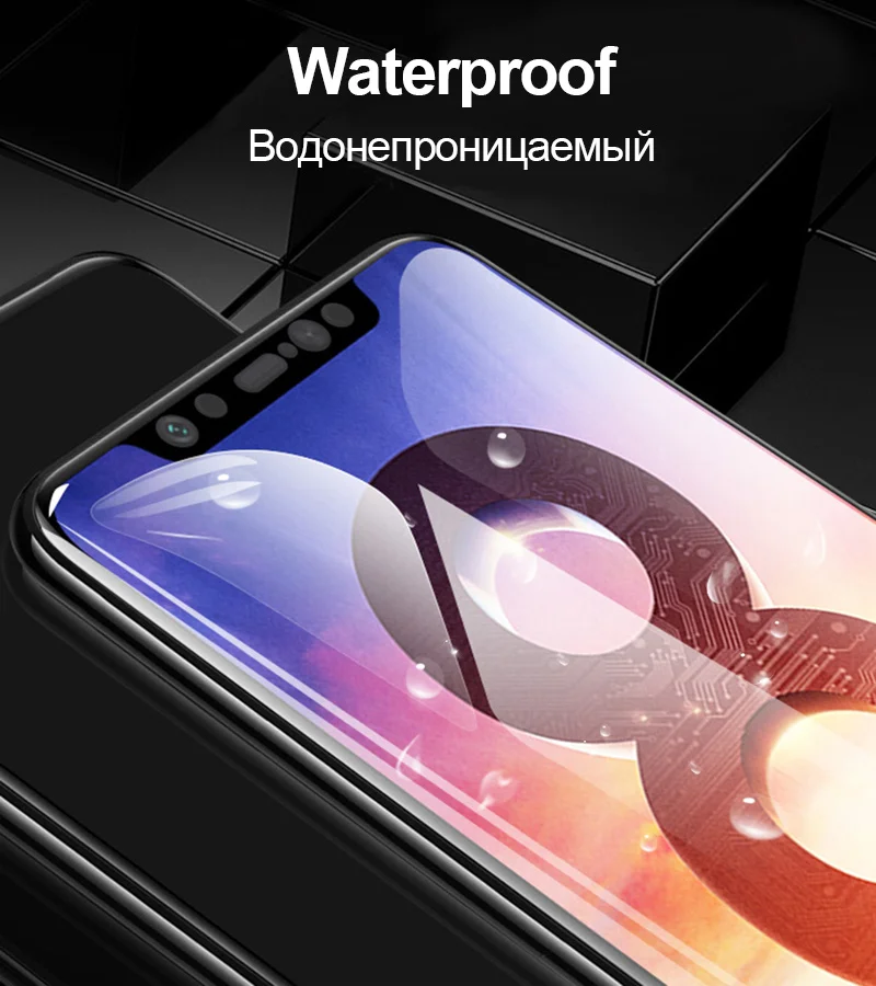 HD 2 шт./упак. закаленное Стекло для спортивной камеры Xiao mi 8 mi 8 lite защитный Стекло на xi mi 8 светильник 8 lite Экран Защитная пленка для Sklo