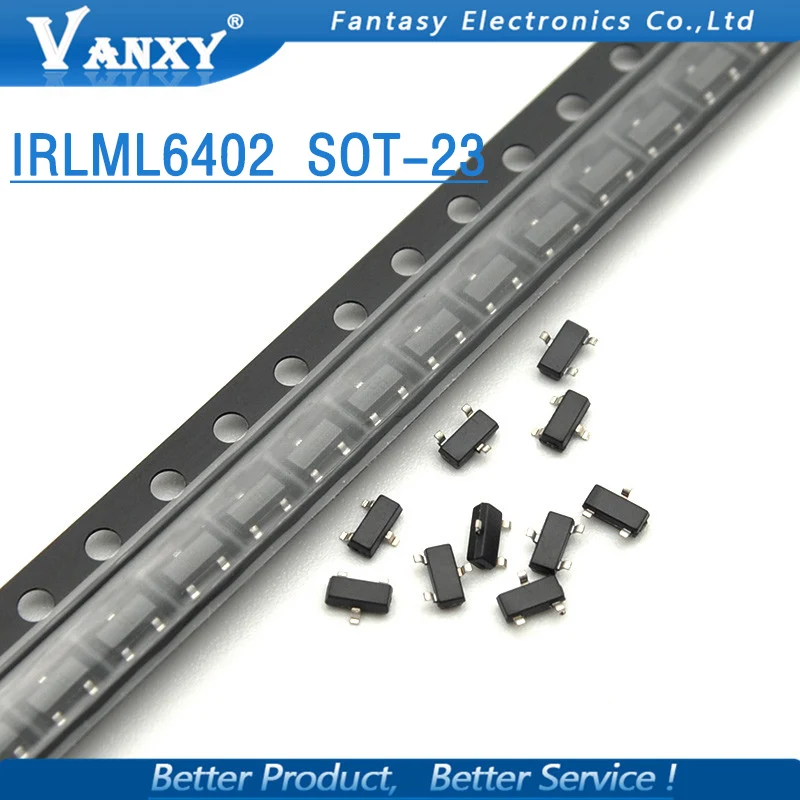 20 шт. IRLML6402TRPBF SOT23 IRLML6402 SOT IRLML6402TR 23 SMD силовой MOSFET Новый и оригинальный|mosfet power|mosfet sot23