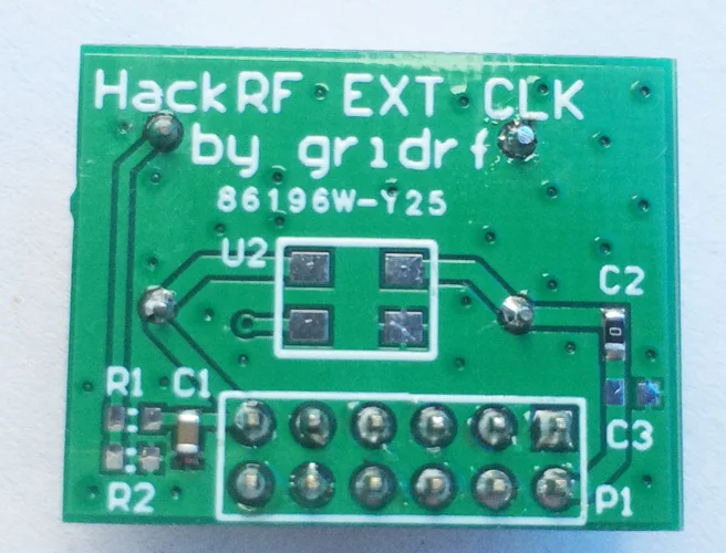 Для наружных высокоточных TCXO часов HackRF PPM0.1/PPM2.5|clock| |