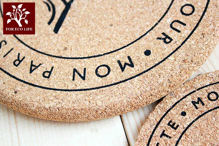 Высокое качество Япония Zakka Стиль Мягкий Деревянный Круглый подстаканник Coaster