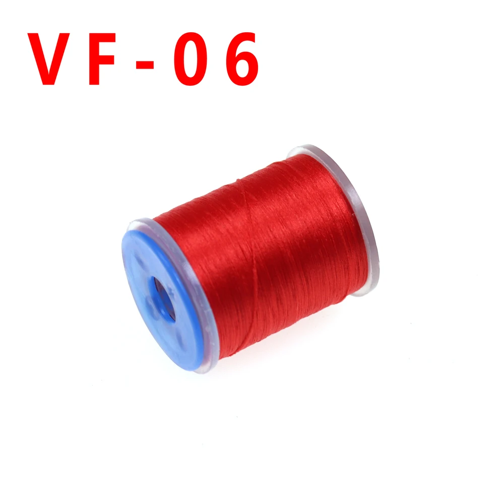 color 6 red 140D 100 ярдов линия для завязывания мушек нить для завязывания мушек не вощеная 20 цветов - Цвет: color 6 red