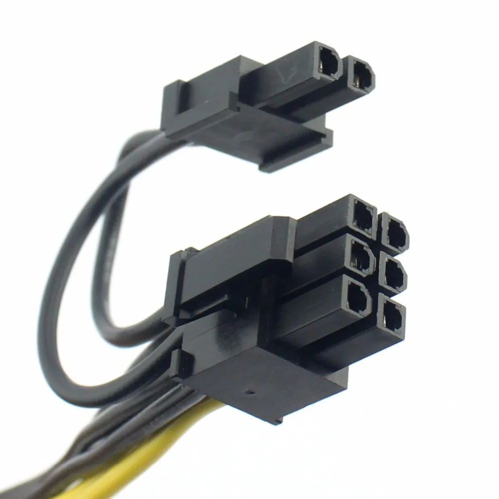 Кабель-адаптер разделительный провод 16AWG для майнинга видеокабель 10x PCI-E PCIE 6Pin-Dual