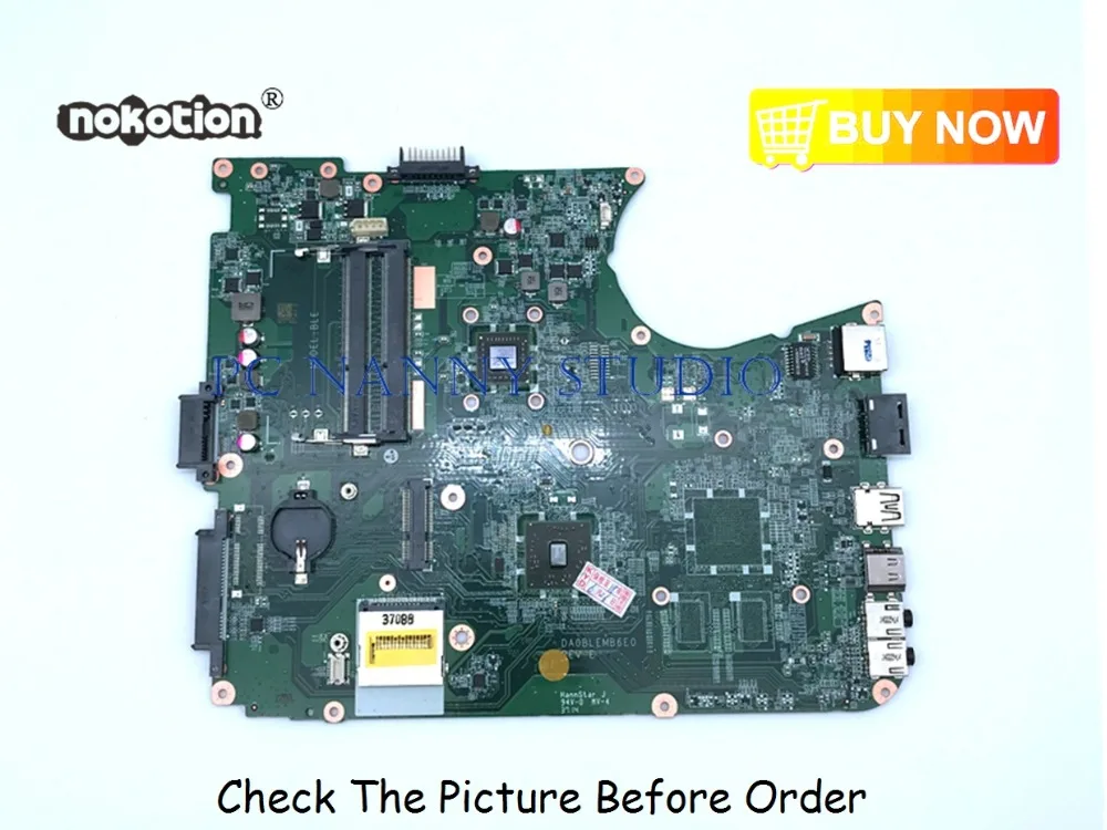PANANNY da0blomb6e0 для Toshiba Satellite L750 L755 A000081320 протестированная материнская плата ноутбука