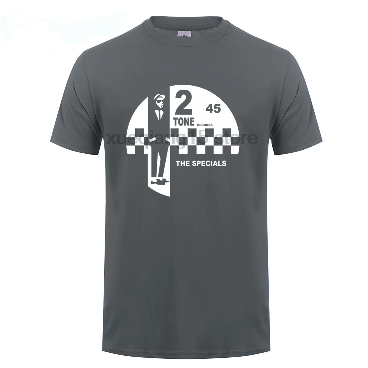 2 TONE RECORDS HOODIE JUMPER SPECIALS LABEL SKA MUSIC RUDE BOY MADNESS men t shirt Cotton O-Neck t-shirt Print Casual | Мужская одежда