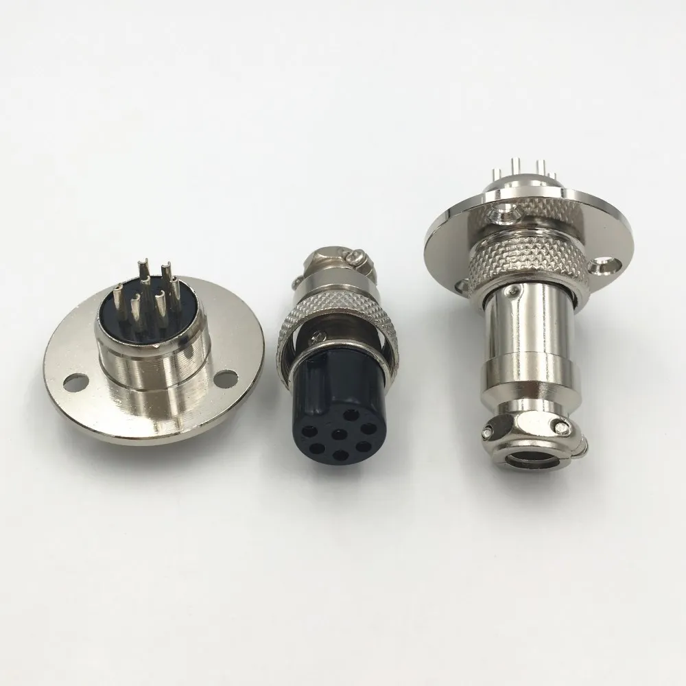 1 компл. GX16 с 3 отверстиями фланец авиационный разъем XLR 16 мм 2 3 4 5 6 7 8 9 контактный разъем Мужской шасси крепление круговой разъем