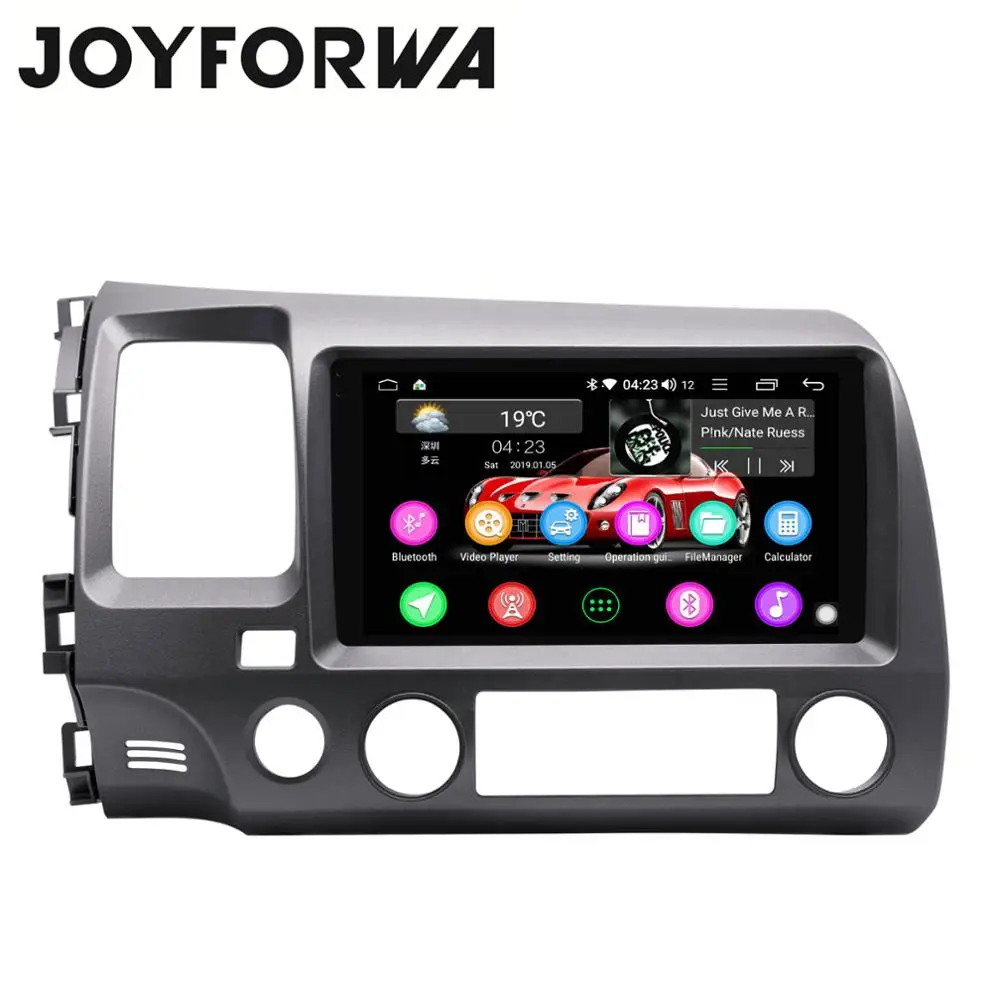 DSP SPDIF 9 &quotAndroid 8 1 Автомобильный мультимедийный радио для Honda Civic 2006 2011 левый привод