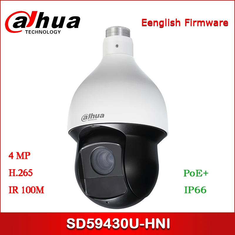 Dahua IP камера 4MP SD59430U HNI 4 5 мм ~ 135 30x IR PTZ сетевая Поддержка PoE + безопасности|Камеры