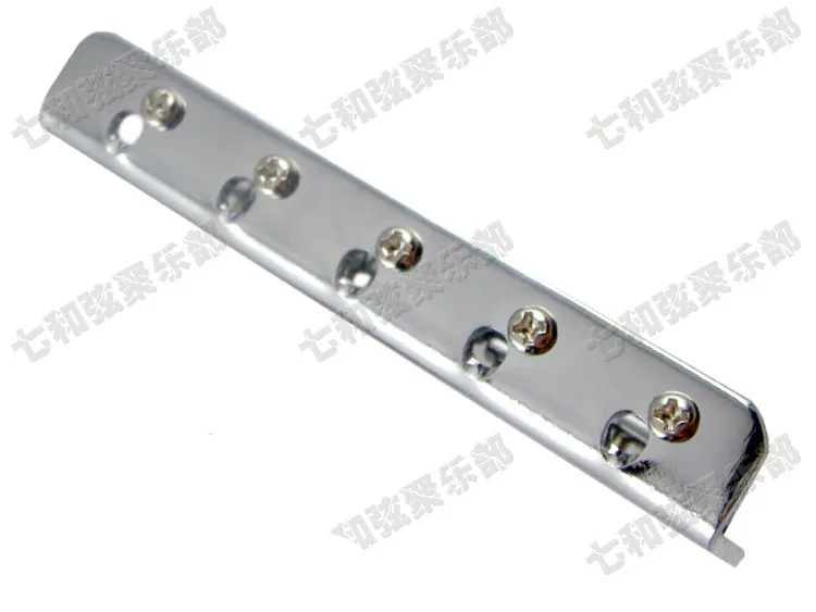 Серебряный Железный мост для бас-электрической гитары 5 бас-струн запчасти |