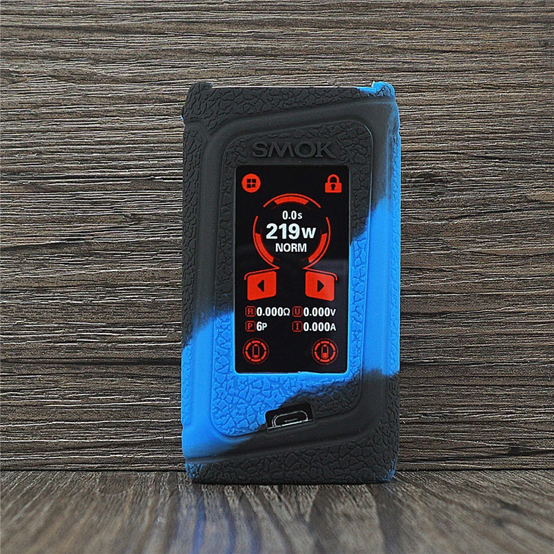 Текстурный силиконовый чехол для SMOK Morph 219 kit TC Mod vape и защитная наклейка 219W|Бутылки