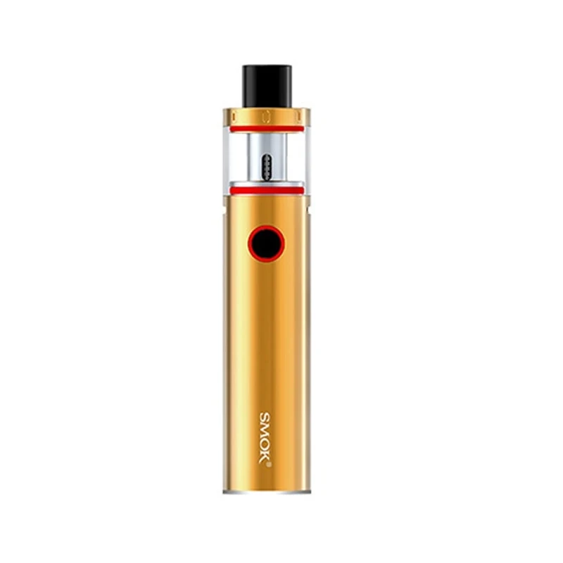 Smok Vape Pen 22 комплекта встроенный аккумулятор 1650 мАч с вейп-ручкой 22 резервуара Ом двухъядерный светодиодный индикатор электронная сигарета - Цвет: gold