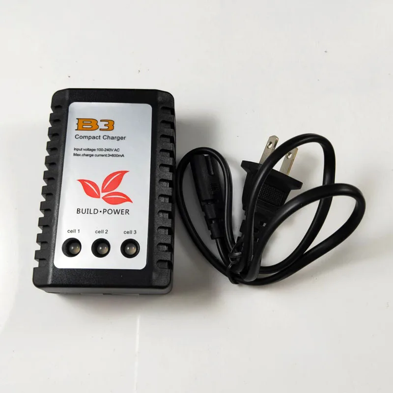 B3AC Компактное зарядное устройство Pro Lipo батарея адаптер 2S 3S 7,4 V 11,1 V профессиональное зарядное устройство+ ЕС США источник питания
