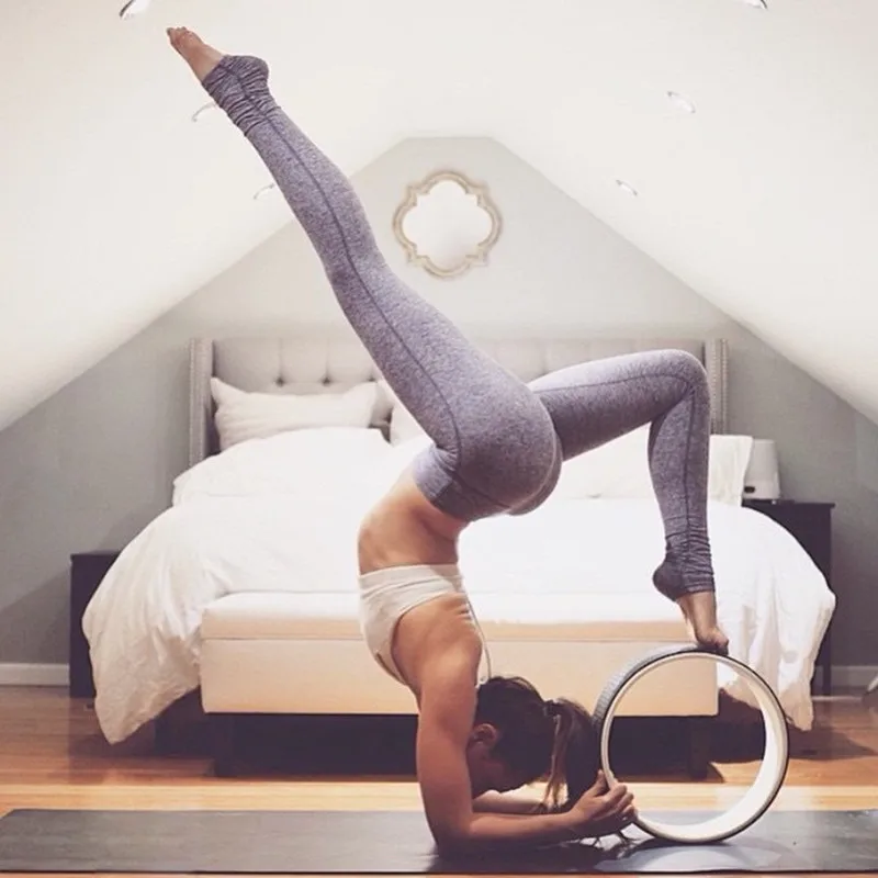 33 см * 13 Йога круги тренировочные колеса Пилатес физио тренажерный зал для талии