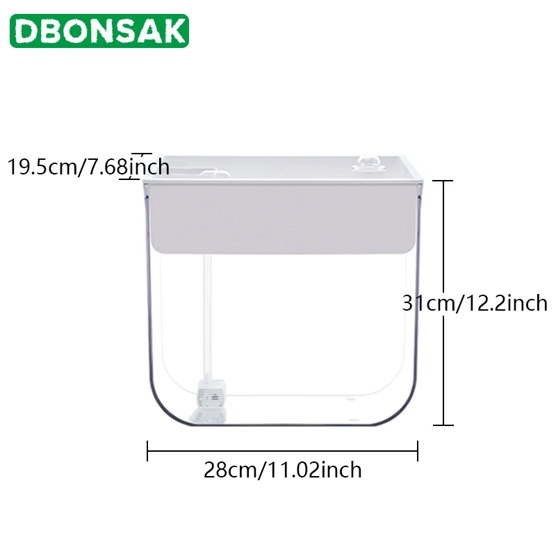 Симбиоз для рыб и овощей гидропонный контейнер без воды аквариумный ленивый