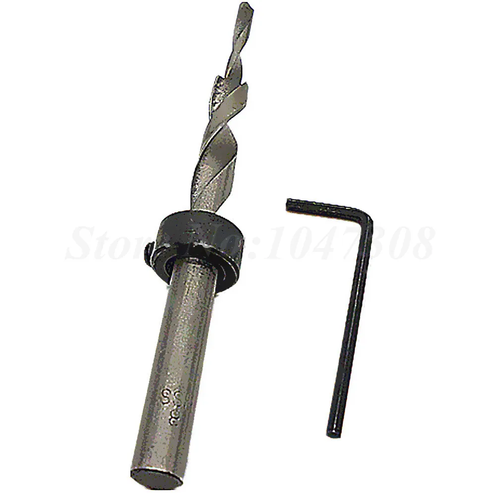 Сверло ступенчатое карманное 8 мм с хвостовиком от до 4 (головка) + направляющая |