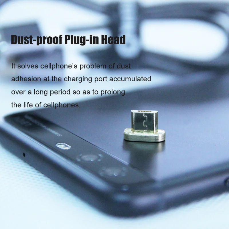 Адаптер магнитный CANDYEIC для кабеля Micro USB|charger for lg|quick chargeradapter android |