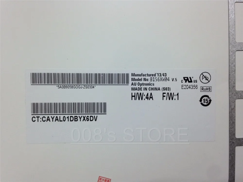 Фирменная Новинка светодиодный ноутбук Экран Панель LP156WH3 B156XW04 LTN156AT20 N156BGE L41 L31