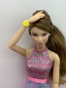 Кукла, игрушечные часы, красно-желтые, аксессуары для кукол 1:6 BBIA33