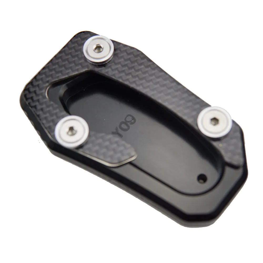 

KODASKIN Motorcycle Motorcycle Kickstand Foot Extension Plate Pad Side Stand Enlarger for YAMAHA TMAX530DX TMAX530SX 2017-2018
