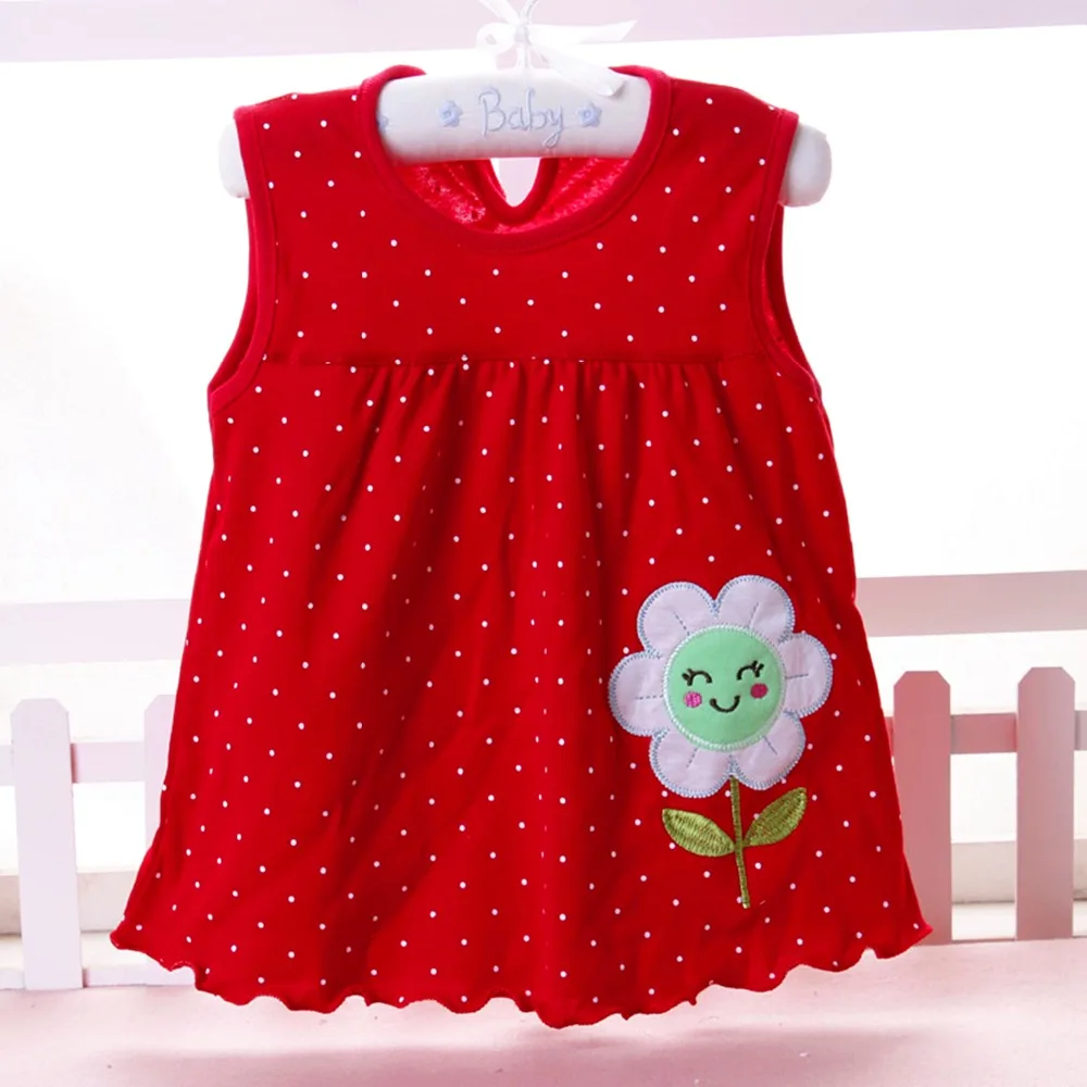 Детское хлопковое платье на возраст 0-2 года
