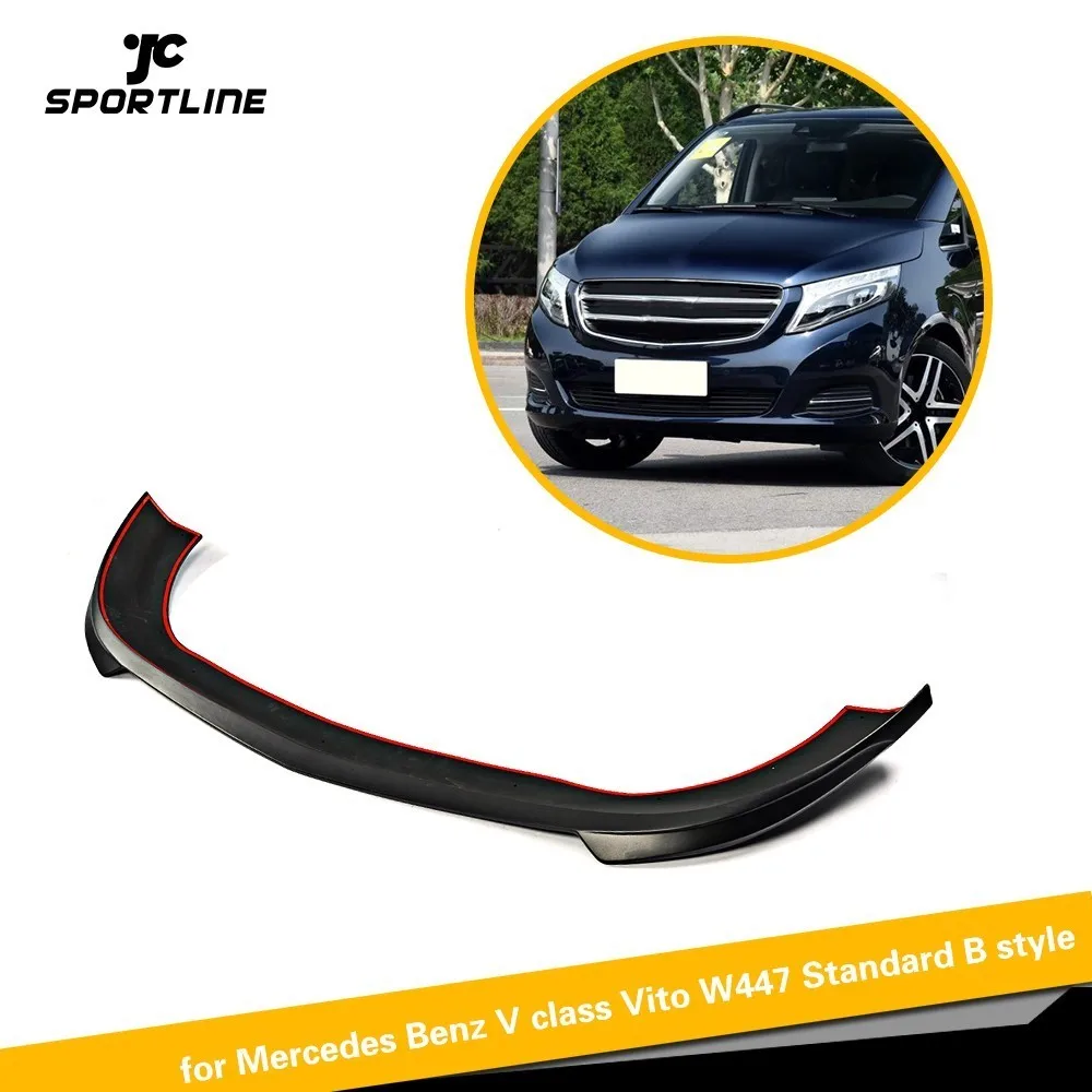 ФАП передний бампер спойлер разветвители подбородка для Mercedes Benz V class Vito W447 V250