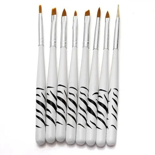 Набор кистей для дизайна ногтей набор УФ геля 8 шт./компл.|nail art brush set|art setnail |