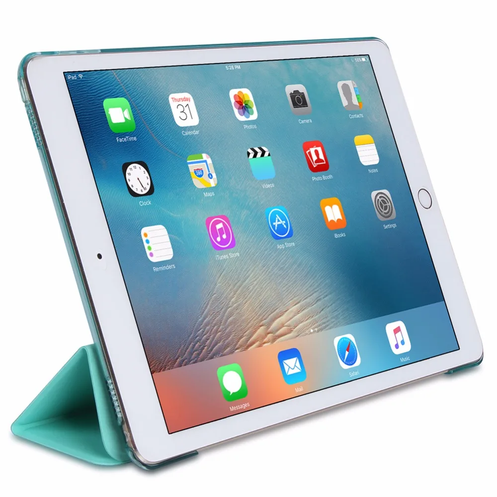 Чехол для iPad mini 1/2/3 умный чехол с прозрачной матовой жесткой задней крышкой и