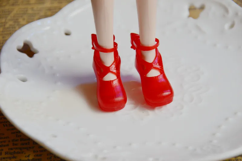 1 пара милых кукол Blyth на высоком каблуке обувь для Kurhn Licca 1/6 аксессуары | Игрушки и