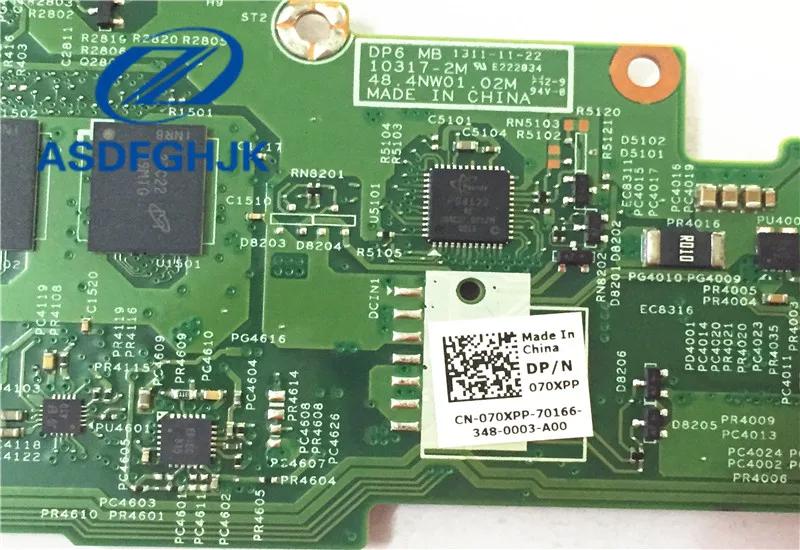 Оригинальная материнская плата для планшета DELL LATITUDE ST ST2 P/N: 70XPP 070XPP 100% идеальная