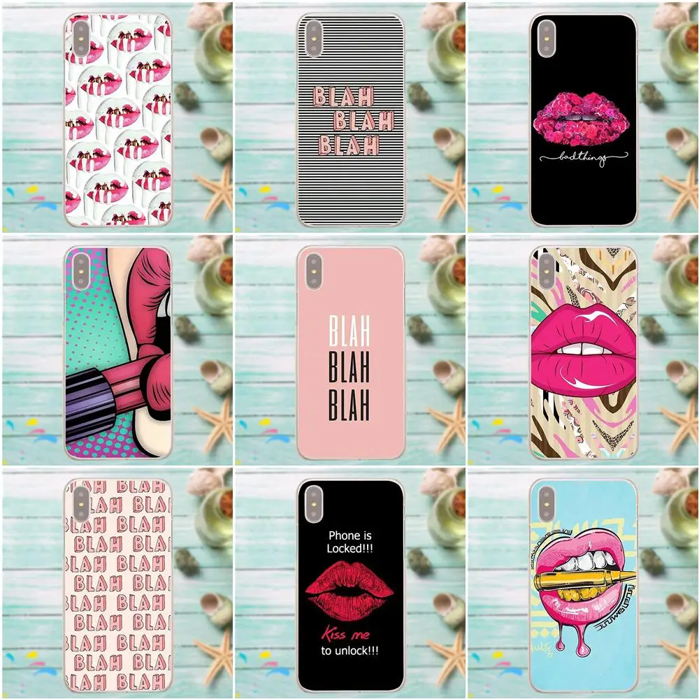 Blah Lips For Samsung Galaxy A3 A5 A7 J1 J2 J3 J5 J7 2015 2016 2017 Colourful Style | Мобильные телефоны и аксессуары