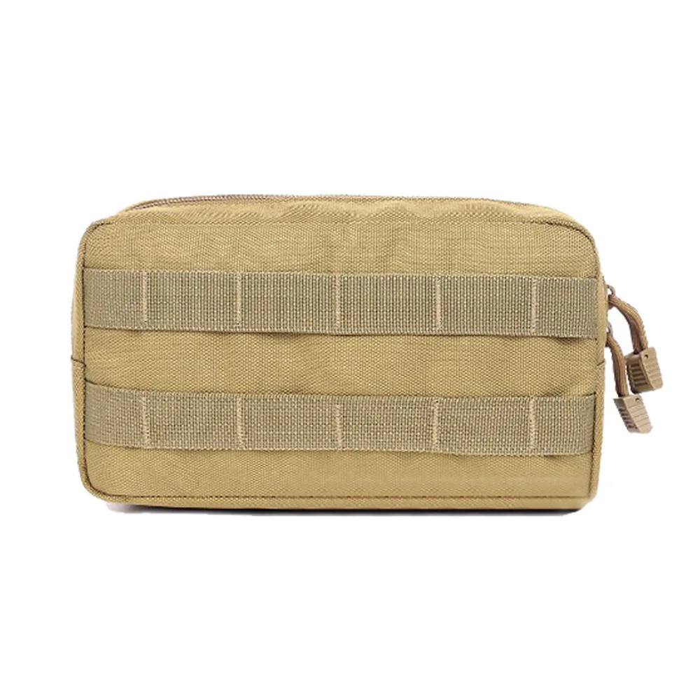 Tan Тактический Molle EDC Универсальный подсумок Военная поясная сумка для инструментов многофункциональная водостойкая вспомогательная сумка для гаджета - Цвет: Tan