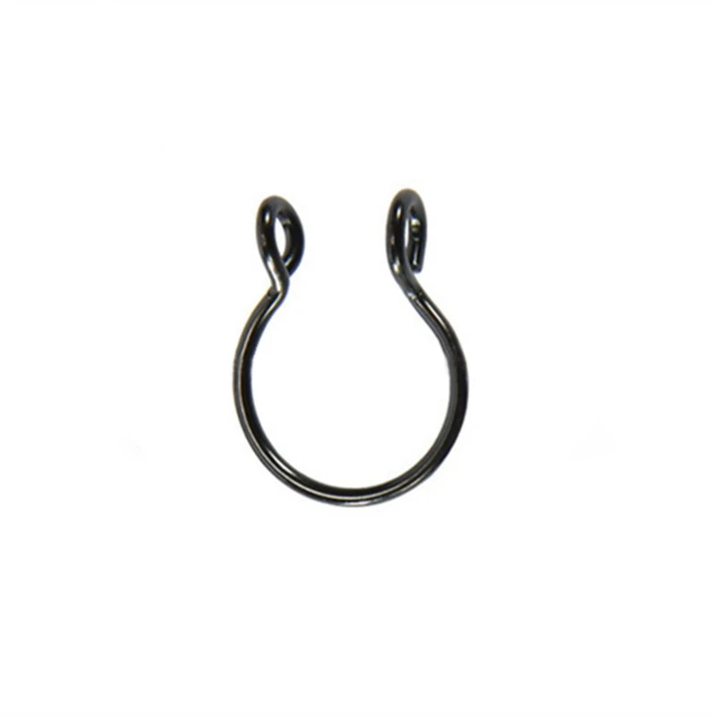 MISANANRYNE U Shaped Fake Nose Ring Hoop Septum Rings Titanium Nose Piercing Earrings Fake Piercing Oreja Pircing Jewelry