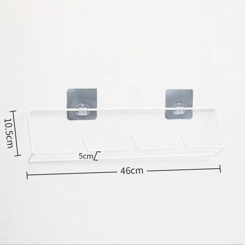 Long shelf White Креативная чугунная Ванна, полка для хранения, дренажный органайзер для ванной комнаты, простые двери в спальню, входные тапочки, стойка, Домашний Органайзер GY057 - Цвет: Long shelf White