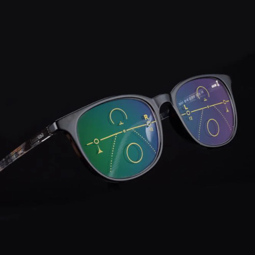 Фотохромные прогрессивные очки для чтения с защитой от синего света|reading