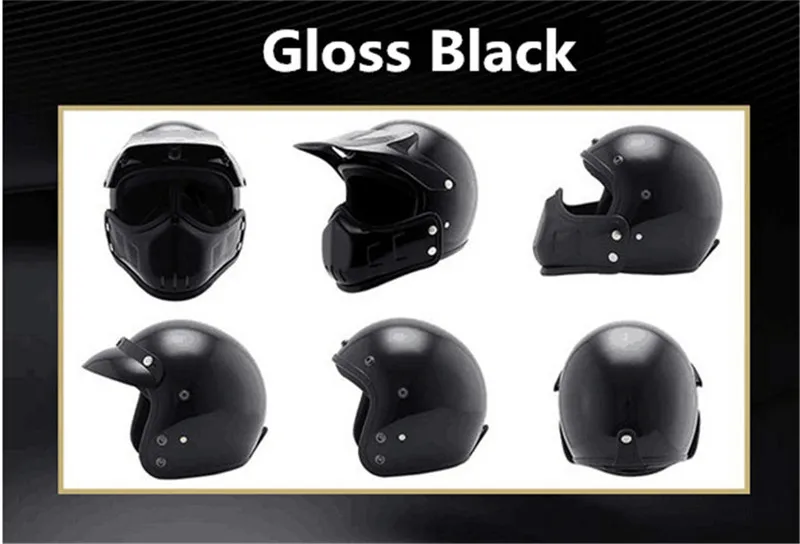 Винтажный moto cross moto rcycle шлем Ретро Кафе Racer Vespa открытое лицо каск полное лицо casco moto модульный Мото шлем в горошек
