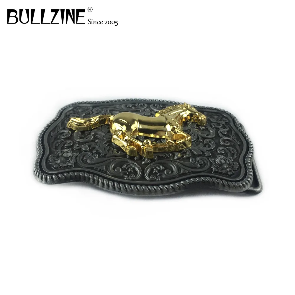 Оптовая продажа пряжка Bullzine для мужского ремня из цинкового сплава с оловянной