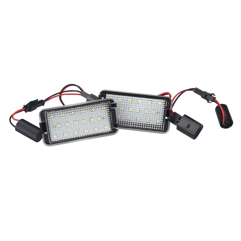 2 шт. ошибок Led Подсветка регистрационного номера лампа для Seat Altea Arosa Ibiza Cordoba Leon Toledo дневные ходовые огни 12V Белый Подсветка регистрационного номера