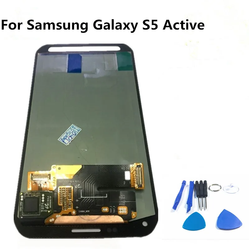 ЖК экран для Samsung Galaxy S5 активный дисплей сенсорный дигитайзер сборка Рамка Active G870