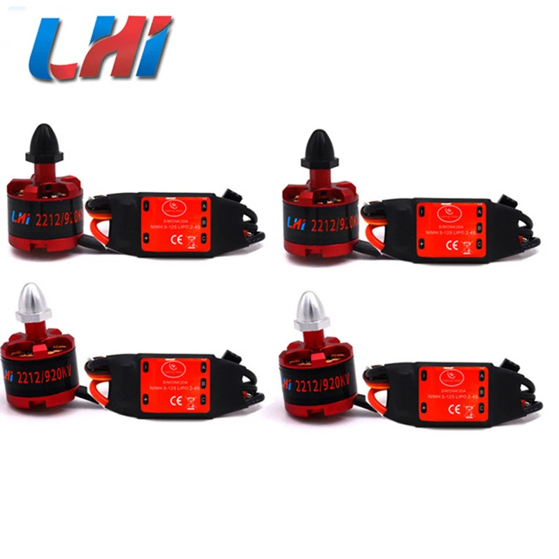 Бесщеточный двигатель 2212 920kv 4x 30a Simonk Quad Multirotor X525 Lipo Servo Fpv камера 4 X Lhi для дрона