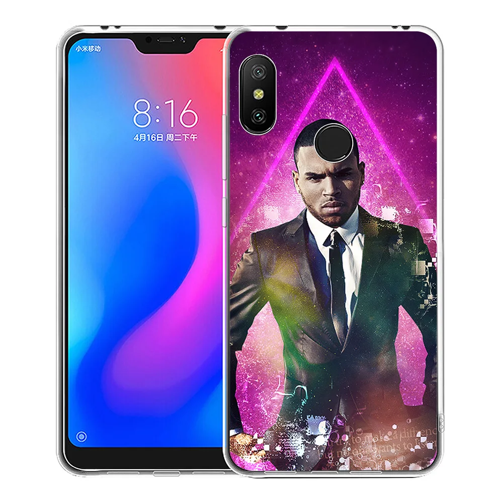 IYICAO Chris Brown hih pop Мягкий силиконовый чехол для телефона Xiaomi Mi 9 8 SE 6 A1 A2 Lite F1 MIX2S MIX3 TPU