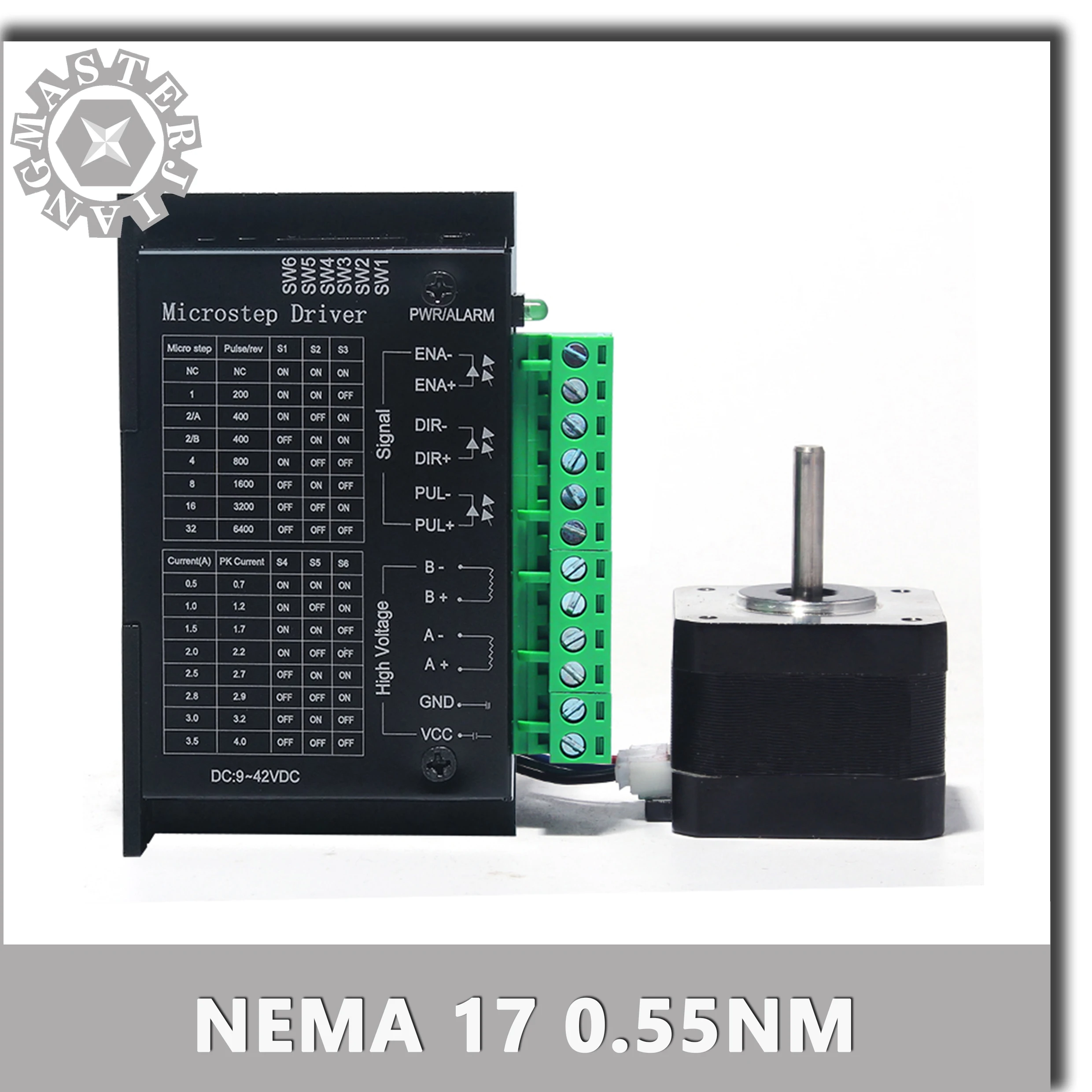 0.55N.m 42BYGH47 2 фазный 42 Шаговый двигатель + Нема 17 (Национальная ассоциация