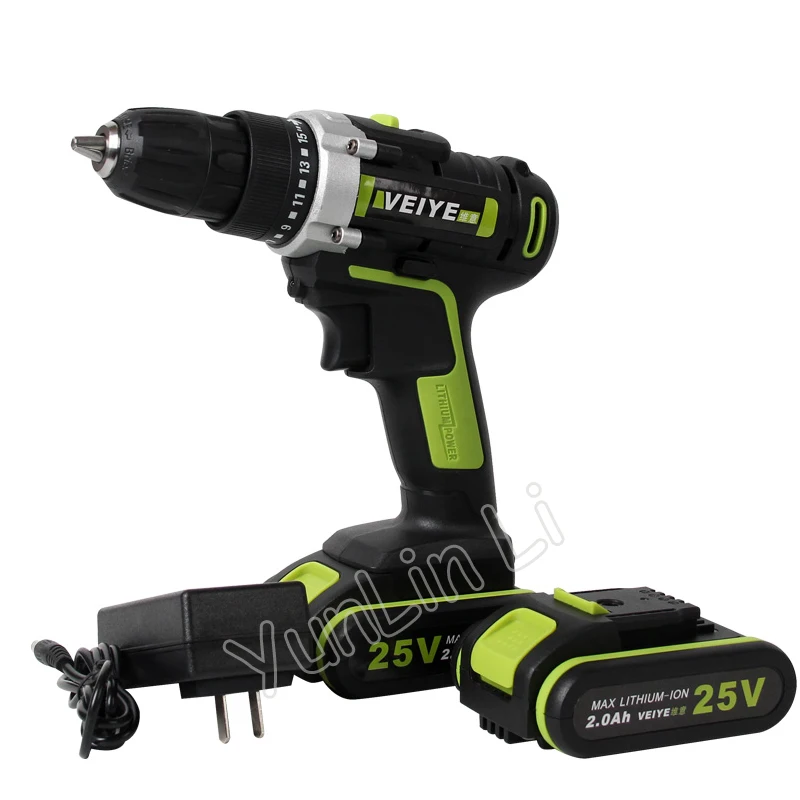 25 в перезаряжаемая литиевая дрель шуруповерт электрическая отвертка