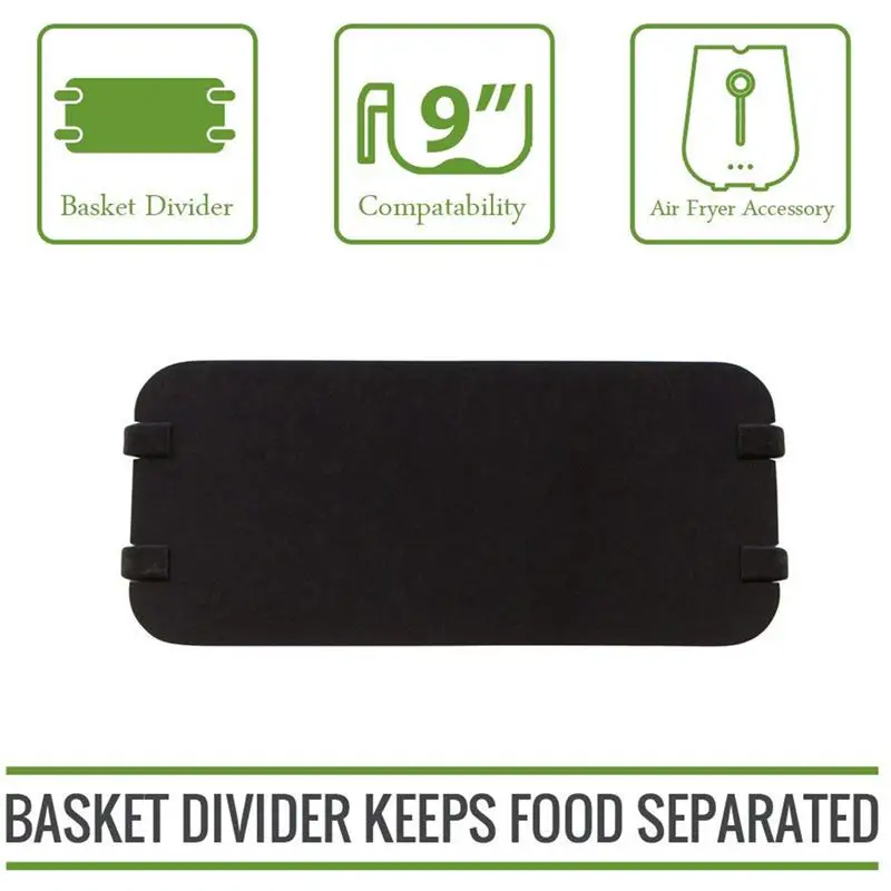 XL Air Fryer Cooking Divider Compatible with 9inch Baskets. Basket Keeps Food Separated | Бытовая техника