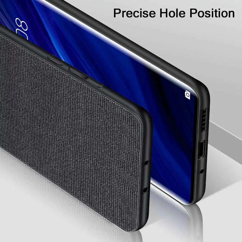 KISSCASE цветной тканевый кожаный чехол для Huawei Mate 20 10 Lite Pro деловой Y9 2019 Y6 2018 Honor 9 |