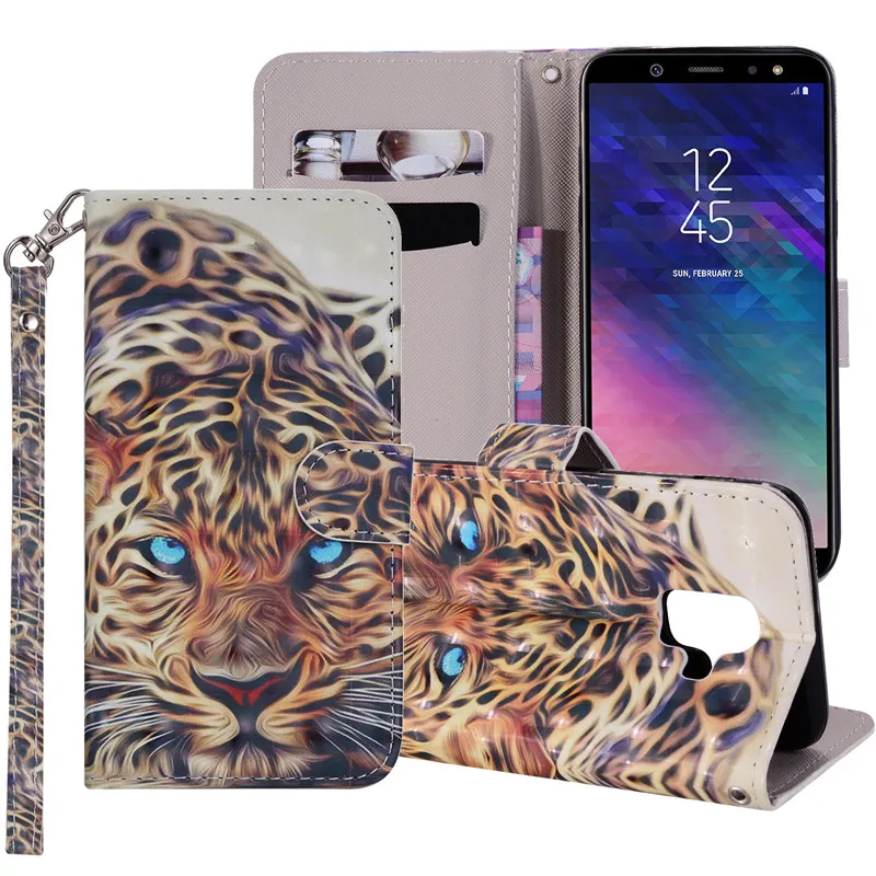 Чехол-портмоне с откидной крышкой чехол для samsung Galaxy A30 A50 S10 S9 S8 S7 край M10 M20 M30 J3 6 J5 A3 A5 J4 J6 A6 плюс A7 J2 крышка