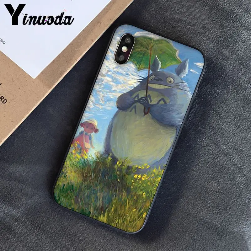 Чехол для телефона Hayao Miyazaki Totoro iPhone 13 SE 2020 6S 6plus 7 7plus 8 8Plus X Xs MAX 5 | Мобильные телефоны
