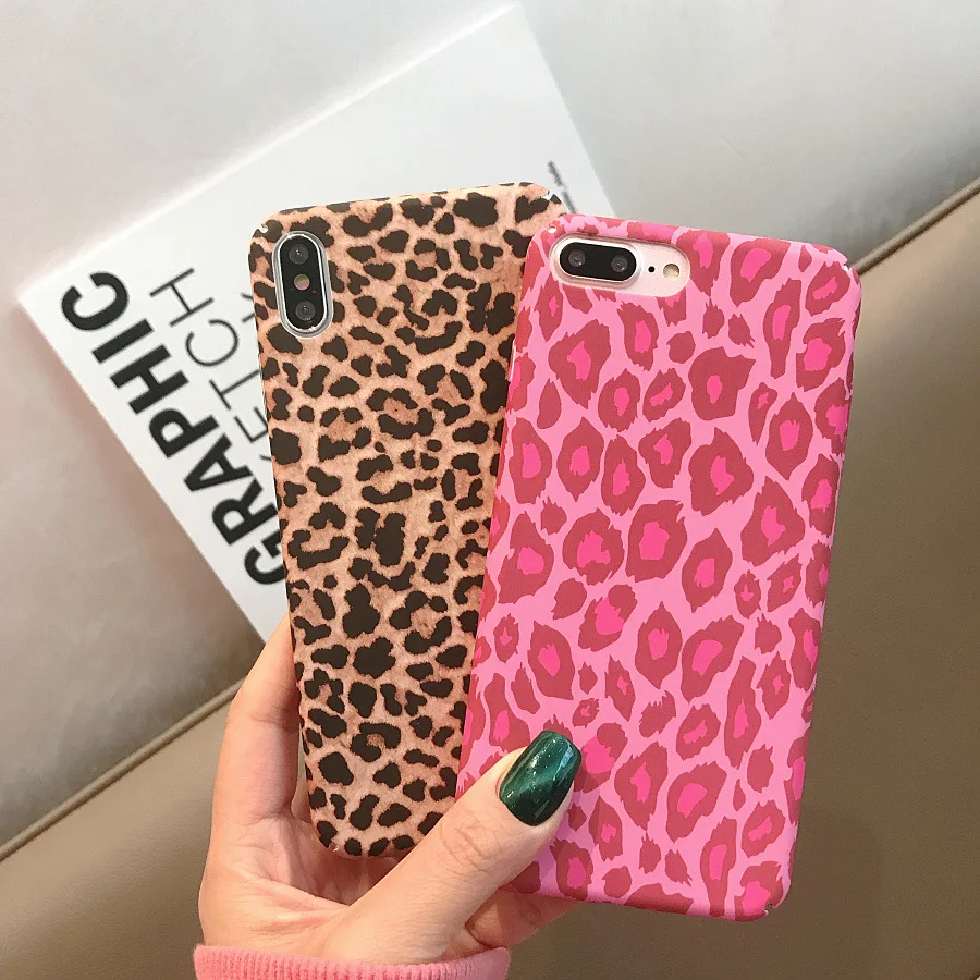 COPEONE леопардовый чехол для iPhone 7 Plus Жесткий Чехол ПК 8 plus 6 6s 6plus Capa Ультратонкий