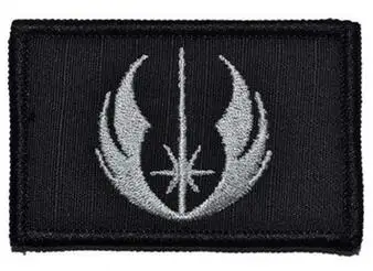Embroidered 14 Военные нашивки Звездные войны кофейные нашивки 3D ПВХ или вышитые тактические нашивки Значки для одежды сумки с крюком и петлей - Цвет: Embroidered 14