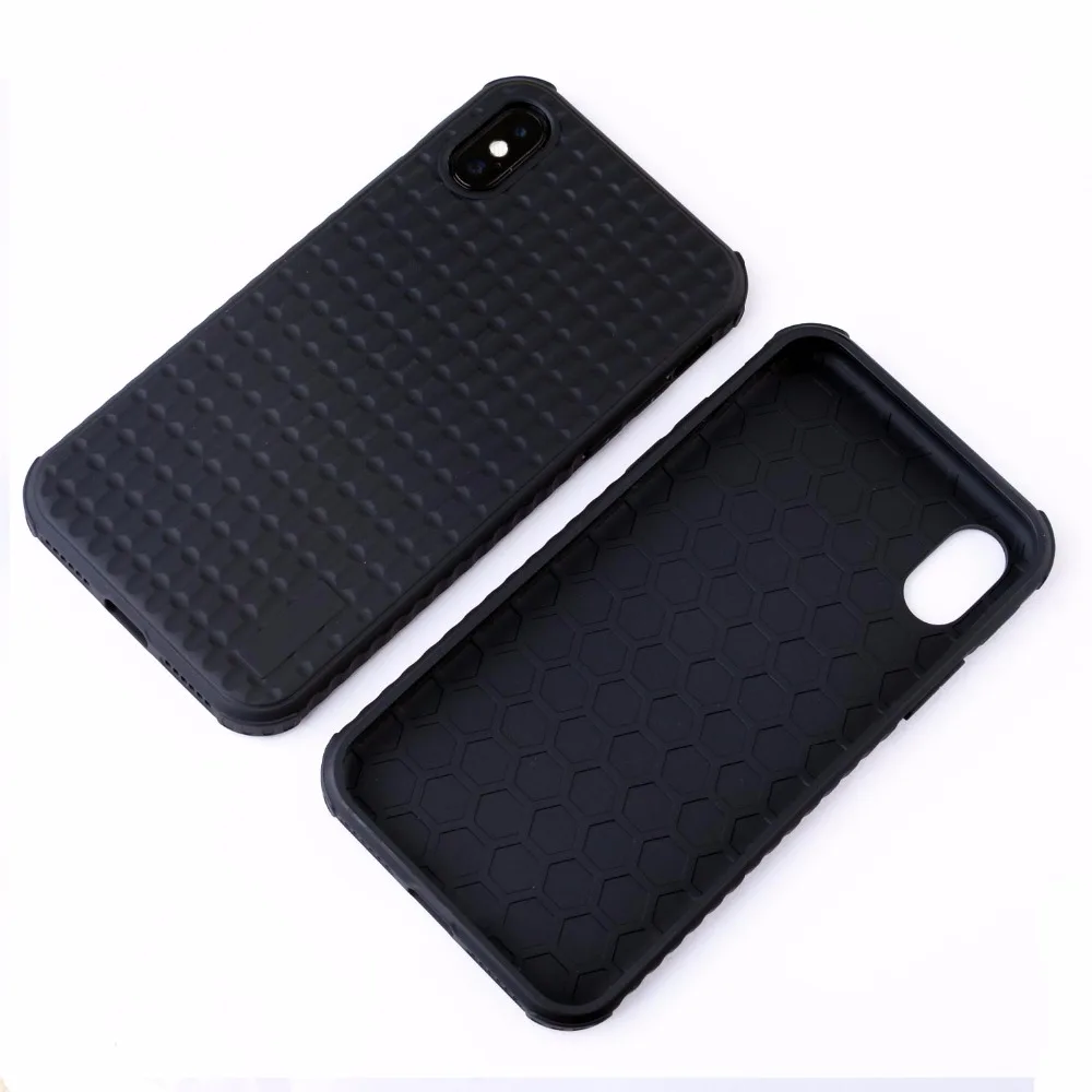 Wave point fish pattern skid resistance Total package side soft TPU and thin For iphone 6 6p 7 8 Plus X Phone Case |